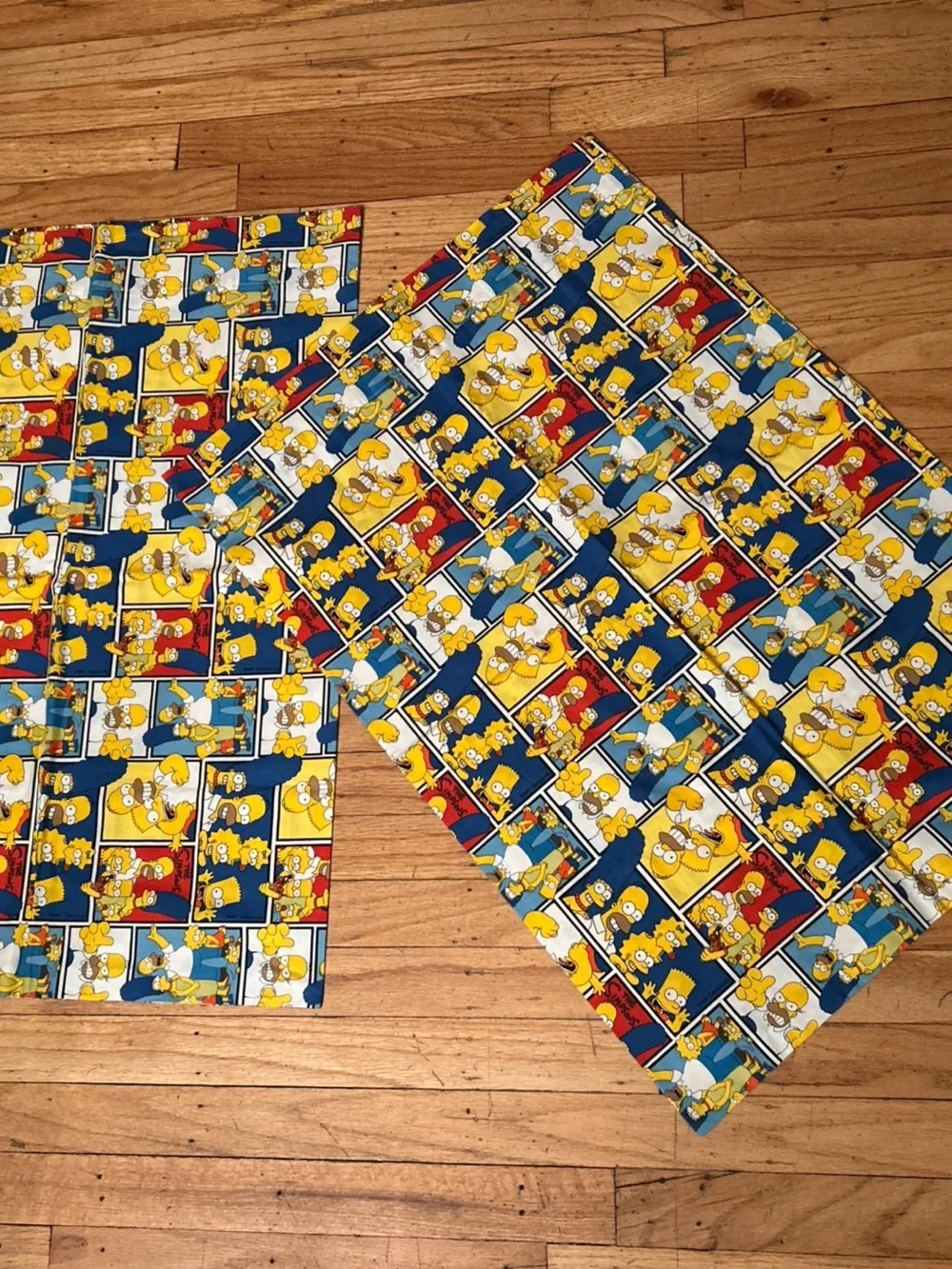 Simpsons Inspired Pillowcases (2) Cartoon Bart Homer Marge Maggie Simpson